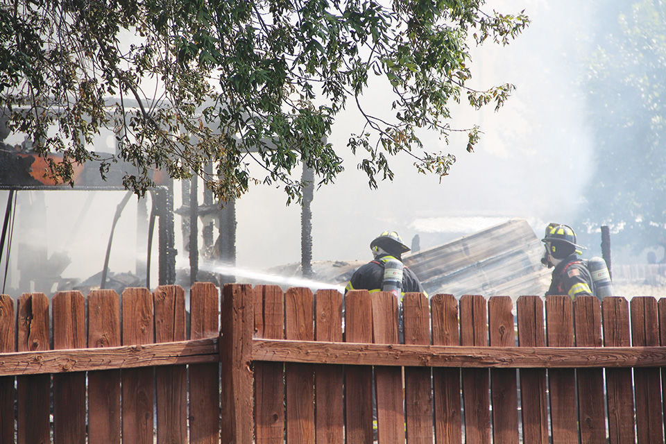 ‘Aggressive fire’: Blaze believed to have started from pickup truck